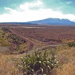 Mt Ruapehu on the way home