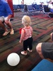Fun with a balloon at Nadi airport
