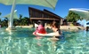 Enjoying the pool on day one