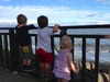 Watching the big waves with the big boys