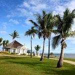 A church at a neighbouring resort