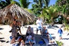 Group shot on the island