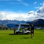 Not a bad spot for a round of golf.