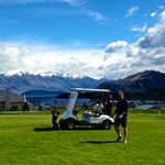 Not a bad spot for a round of golf.