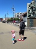 A lovely sunny Sunday to enjoy a wander around the food stalls, eat dumplings and wash it down with a chocolate gelato milkshake with Oli. She loved running along the water front and of course the milkshake but only with a straw.