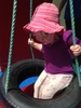 Olive was a busy wee bee at Playcentre. Got into the glue and sticking everything to it. Finding animals buried in the sandpit and the tyre swing even got a go with olive, only when all the big kids got off.