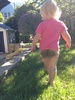 31 degrees, so hot so sand and paddling pool was a success, mostly with Lyon drinking from it and daddy sitting in it after a long run. My achievement was eating a bacon sandwich.