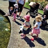 A pre Christmas morning tea in the botanical gardens with anti natal. Nearly all two!