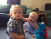 Sharing cookies and grapes at Anthony's. Happy birthday Ant for Thursday!