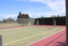 A lovely day at the Mount for a spot of tennis. Even Ali had a go.