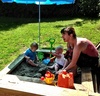 Making the most of the lovely holiday weather, Nigel, Lana and Anthony joined us for a tasty BBQ feast.