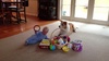 Olive & Lyon at play. The first time they have properly interacted with each other.