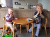 Snack time with Alex