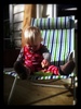 We enjoyed lunch out in the sun on the deck. Love those crisp sunny winter mornings. Olive is such a wriggle bum these days. On and off again within seconds, getting her to sit and eat is still proving impossible!