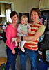 Family photo at Violets birthday party.