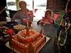 Awesome birthday cake at Lucy's first birthday party! It was party, party, party today. Followed by some shaking …