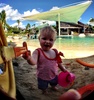 Fun at the pool in Fiji.