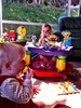 Catchup with not so little Thomas and Sara, lots of lovely toys to play with too!