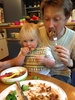 For the past week, olive has used daddy as a human chair. Flat out refusing to sit in her highchair. On a more positive note pasta: lasagna is back on our menu! Hooray!
