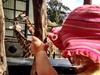 We went to the zoo with Playcentre. Which olive just loved. She could say all the animals she meet, and really like the tiger, who came up close for food and if course the giraffes.
