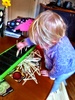 Planting our heritage seeds, not sure which seeds went into which box though!