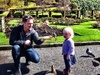 Birthday brunch turned into takeaway coffee & scone after Olive insisted on playing with the 'baby' ducklings. We checked out the beautiful but slightly battered tulips and Olive didn't want to leave the frog fountain either when it was time to go.