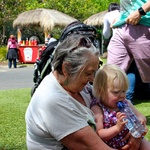 Enjoying Nan time at lunchtime