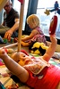 Hanging with Milla and Grandad - Blocks!