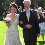 The lovely Bride - Lauren and her dad Ray