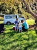 Showing the kids how the water carrier works