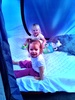 Our blow up mattress was actually pretty comfortable (but a little crammed with three of us)