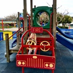 At the playground at Levin