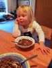 Olive wasn't as impressed with coco pops as I expected.