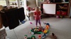 Olive really got into this toy from the library. She spent long periods just pushing the buttons and dancing. So cute.
