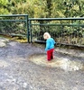 We ventured out to Huka Falls where jumping in muddy puddles was way more fun than watching the fast flowing waterfall!