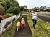 Out for a walk.