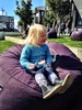 Peppa pig puppet show was great! Olive loved the crab and petro pony the most! We joined the boys after for a wellington on a plate burger and a big run around for the kids followed by ice cream in the sun.