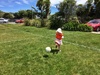 After giving it a miss for a few weeks, Olive was excited to go to little dribblers today. She even took part in all the warm ups but wasn't so keen on the game - preferring to have a rest on the sideline and watch. Got her strip today too (but didn't want to take her skirt off). Baby steps!
