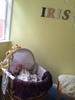 Iriee's last day in her bassinet. My baby is growing far to fast! (Well she grew out of it a few weeks back, cough... we were a bit slow on the up take!) big cot with a little Iriee here we come!