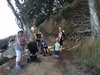 We did our annual walk around the Mount with Iris asleep in the front pack and lady olive in the buggy. She eventually got out and walked a quarter of the way all for a yummy smoothie reward.