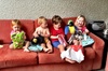 We drip fed the presents at the mount. This was puppets, planes and a giraffe from Nan and Grandad! Olive took her parrot Rio with her everywhere.