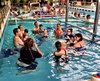 Swimming lessons have started at Karori pool! Olive will be diving for coins in no time.