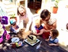 Followed by presents and awesome cake made by mamma back at home.