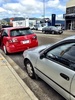 Moving on up! Bye bye Toyota putty pitz of 20 years, even learnt to drive in you. Hello Mazda pristine pitz. Big day, automatic gears, remote central locking, Bluetooth, electric & tinted windows, air conditioning the list goes on as does our excitement. It feels like we have been trapped in a car time warp.