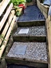 Trying to decide what material to have on the steps leading up to the vege garden and surrounding the vege garden.
