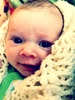 All wrapped up warm this morning, one degree outside! We are getting a lot more smiles and talking from Iris and of course frowning at whatever her big sister Olive is doing. Which is usually loud! Love our 'just the two of us' outings, went to movies! And of course shopping, Iris is proving to be a great wing baby.