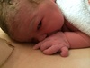 Welcome to our lives Iris Ann! Born at 12.48am on June 20th 2014 and weighing 8.6 pounds. Couldn't be happier with our little water baby.