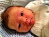 Only a few days old but already looking completely different to Olive at the same age.