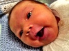 Only a few days old but already looking completely different to Olive at the same age.