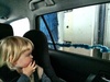 At the car wash. When did they become $16? Still, better that than a hand wash by Mr Lazy Pants.